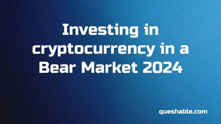 Investing in cryptocurrency in a bear market 2024