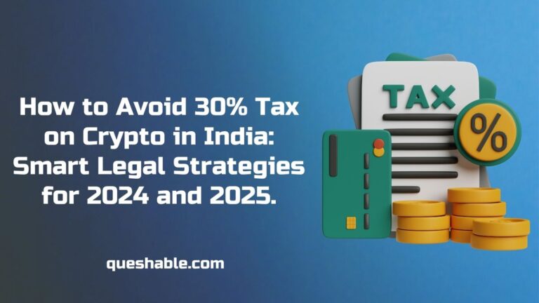 How to Avoid 30% Tax on Crypto in India: Smart Legal Strategies for 2024 and 2025.