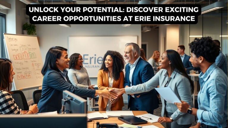 Unlock Your Potential: Discover Exciting Career Opportunities at Erie Insurance
