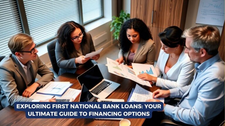 Exploring First National Bank Loans: Your Ultimate Guide to Financing Options